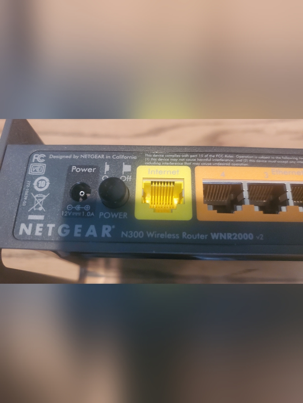 Netgear - Wireless Router - Model# N300 WNR2000 v2 - Picture 6 of 6